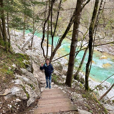 Apartmaji In Sobe Cuder Soča Esterno foto