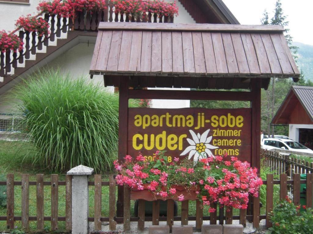 Hotel Apartmaji In Sobe Cuder Soča Esterno foto